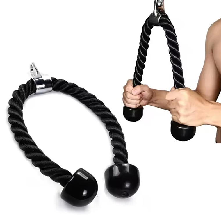 Cuerda Para Triceps Biceps Polea 110Cm de Largo 1