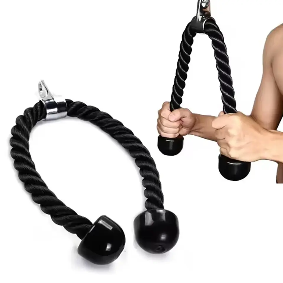 Cuerda Para Triceps Biceps Polea 110Cm de Largo 1