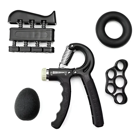 Set Hand Grip Ejercicios Fuerza Mano Dedos Antebrazo