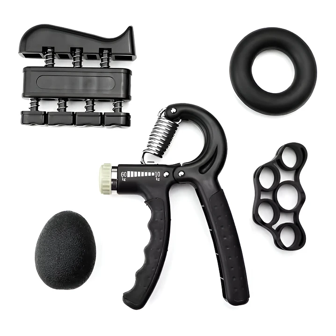 Set Hand Grip Ejercicios Fuerza Mano Dedos Antebrazo 1
