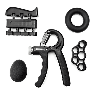 Set Hand Grip Ejercicios Fuerza Mano Dedos Antebrazo