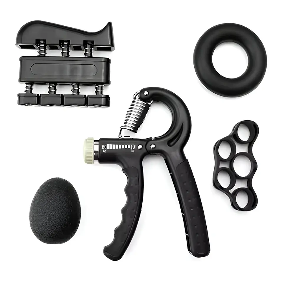 Set Hand Grip Ejercicios Fuerza Mano Dedos Antebrazo 1