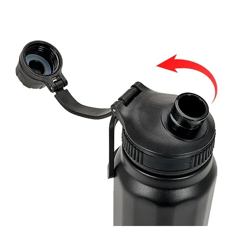 Botella De Agua Termica Termo Acero Inoxidable 1 Litro 6