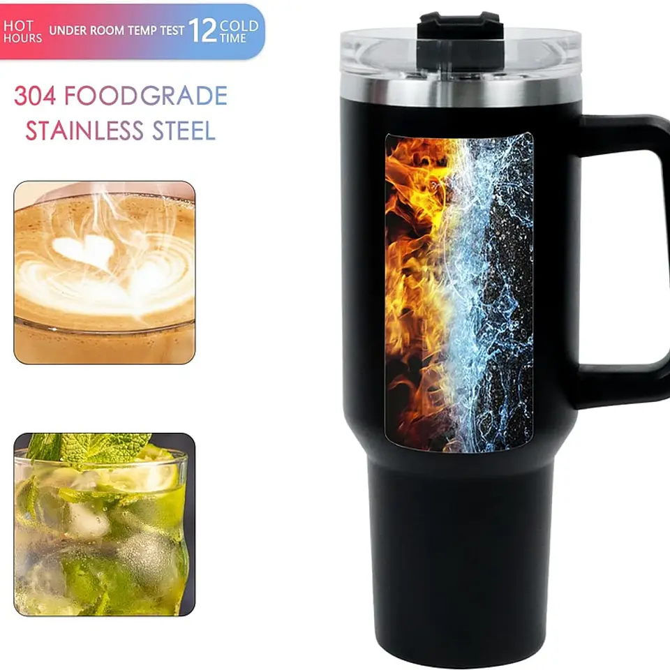 Mug Vaso Termico Tumbler 1.2L Acero Inoxidable 3