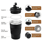 Vaso Termico Mug 500ml Acero Inoxidable Termo Cafe Te Agua - Miniatura 5