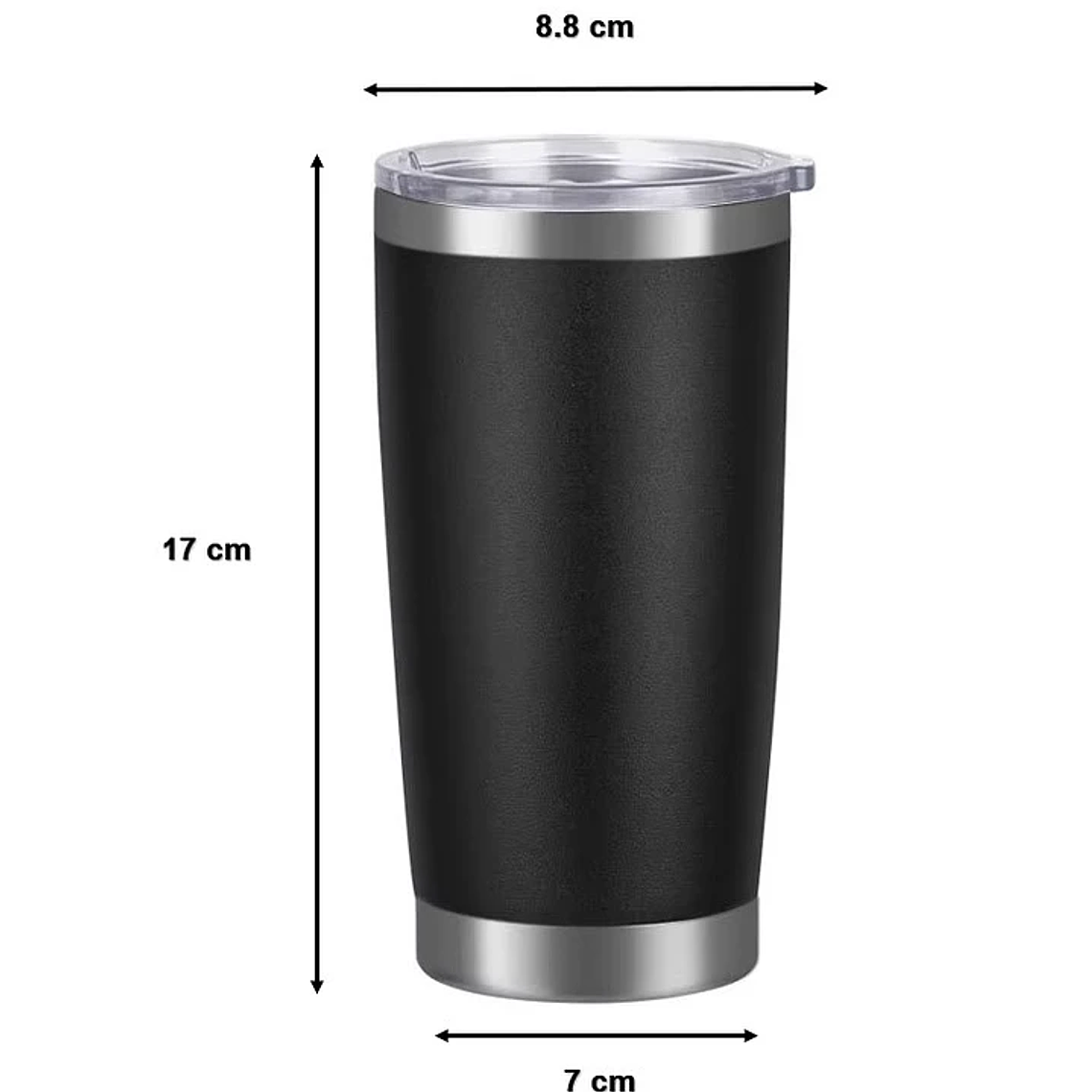 Vaso Térmico Mug 550ml Acero Inoxidable Cafe Te Agua 5