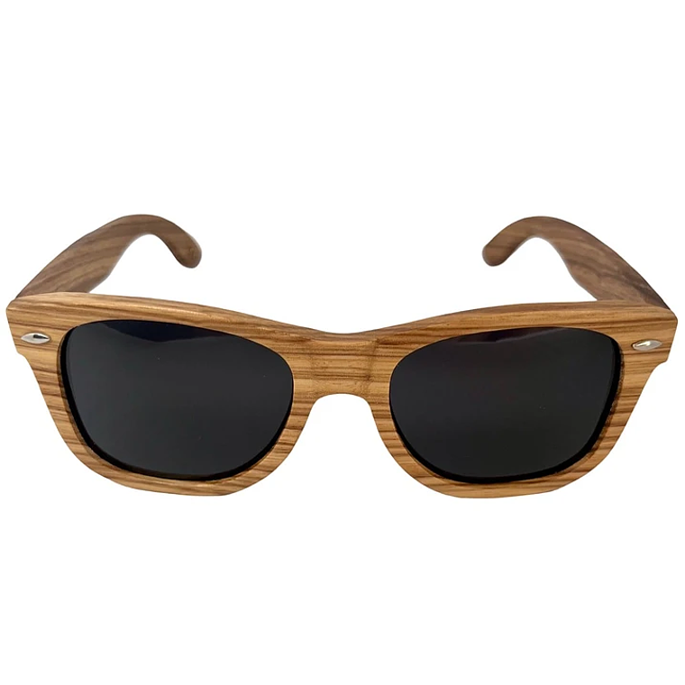 Lentes De Sol Gafas De Madera Polarizados Zebra 3