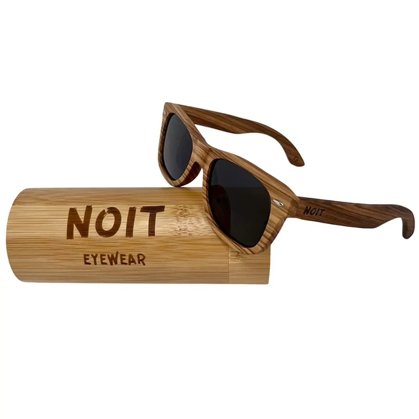 Lentes De Sol Gafas De Madera Polarizados Zebra 4