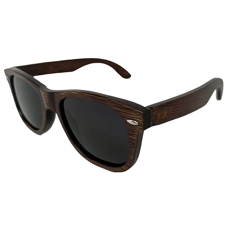 Lentes De Sol Gafas De Madera Polarizados Zebra Oscuro 3