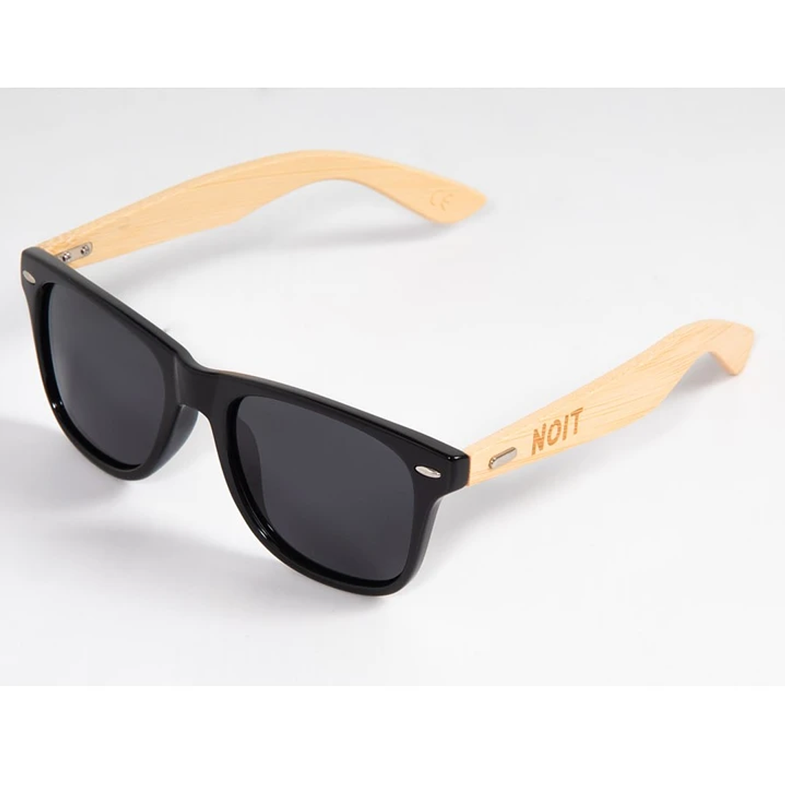 Lentes De Sol Gafas De Madera Polarizadas Negro 2