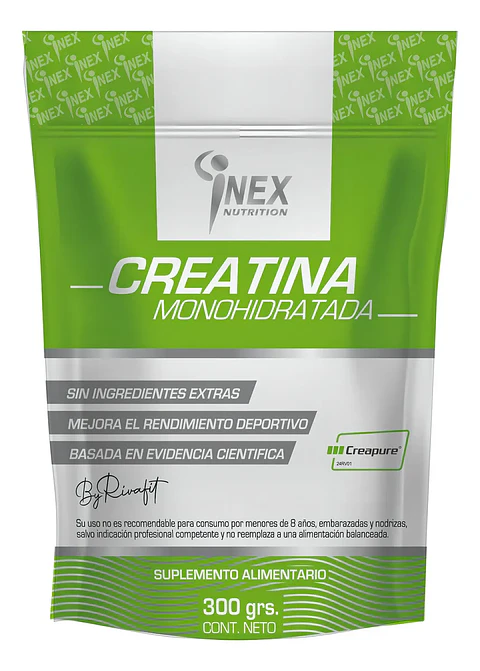 CREATINA MONOHIDRATADA (300GR) INEX NUTRITION 