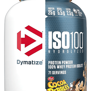 PROTEINA DYMATIZE ISO 100 HYDROLYZED WHEY ISOLATE 5LB  COCOA PEBBLES