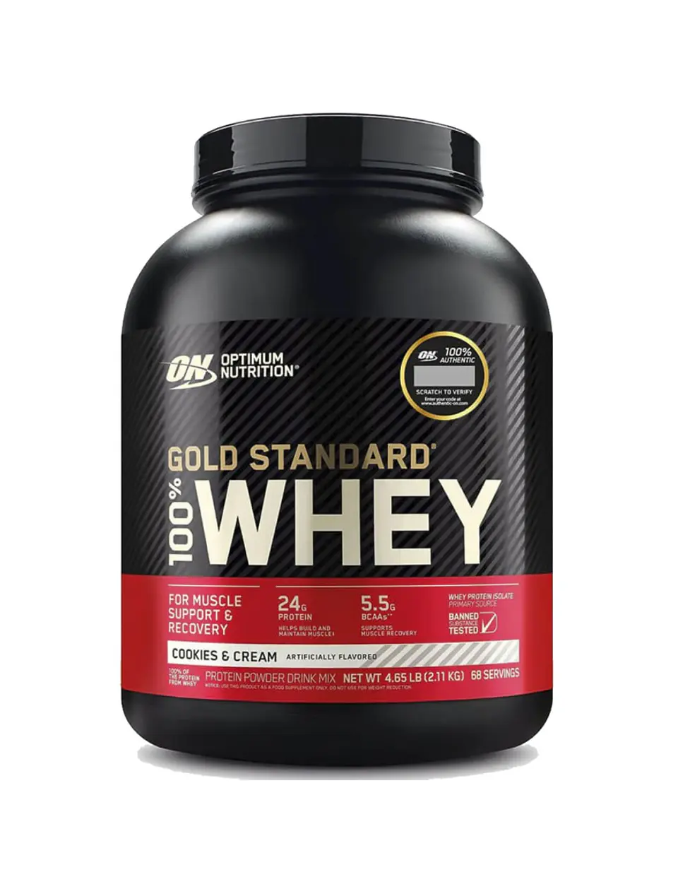 WHEY GOLD STANDARD (5LB) OPTIMUM NUTRITION Original 2