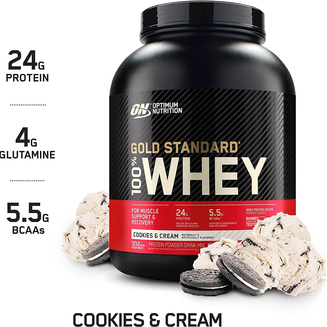WHEY GOLD STANDARD (5LB) OPTIMUM NUTRITION Original 1