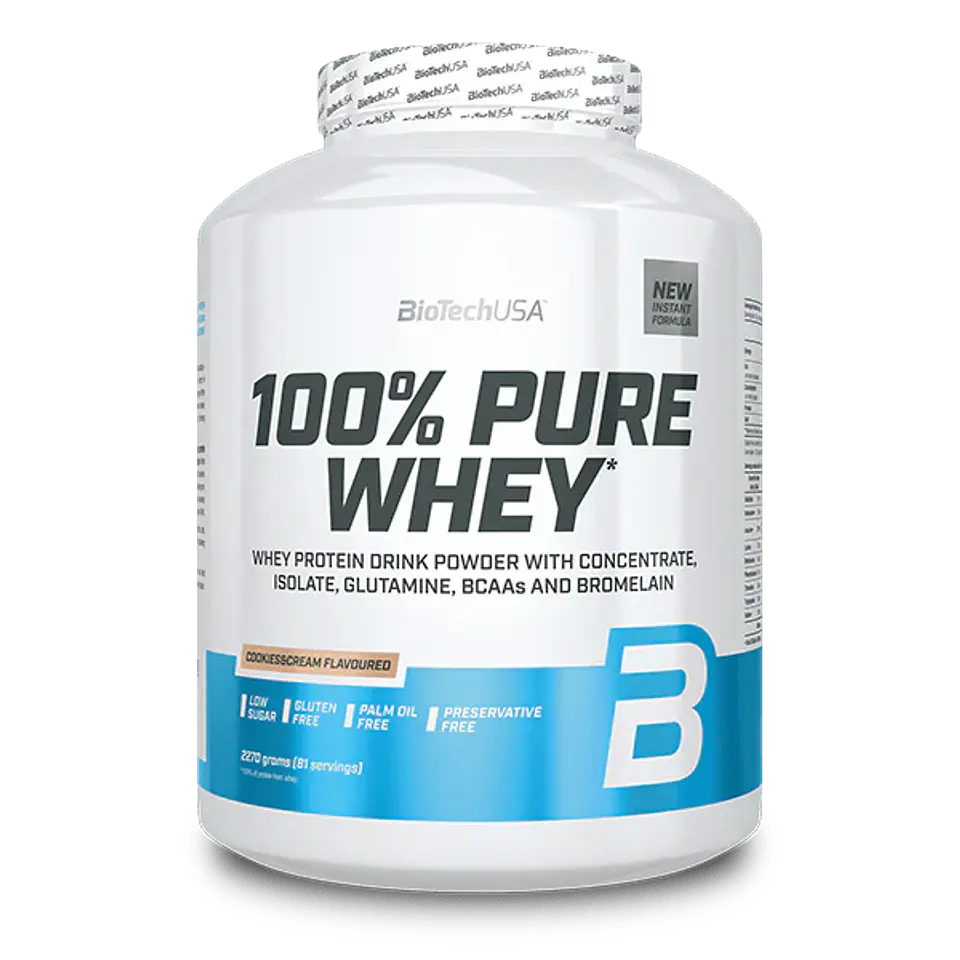Proteina 100% Pure Whey 5libras 81 Servicios - Biotechusa 1