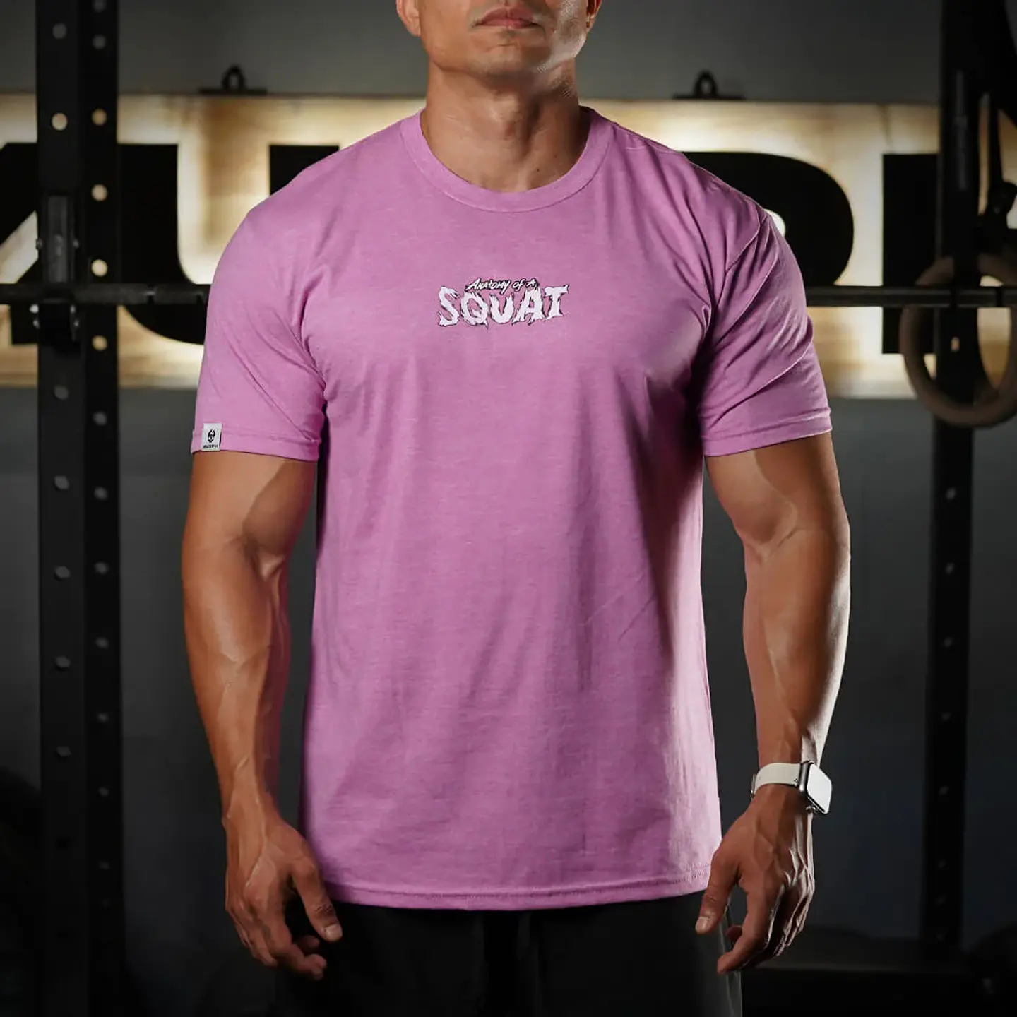 Remera Regular Fit Anatomy Of Squat - Orquídea 2