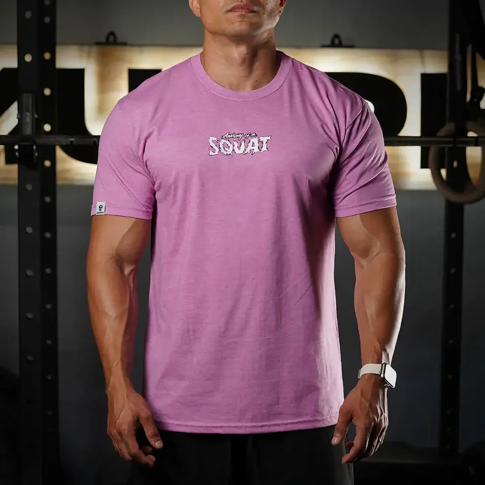 Remera Regular Fit Anatomy Of Squat - Orquídea 2