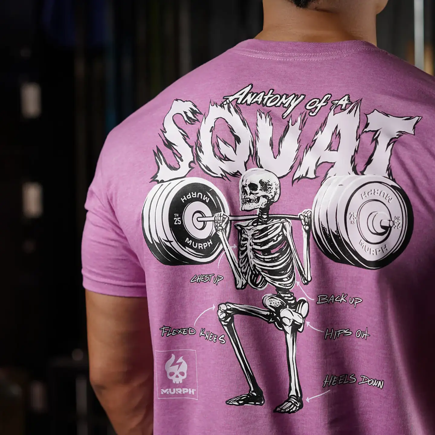 Remera Regular Fit Anatomy Of Squat - Orquídea 3