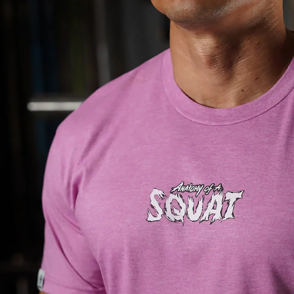 Remera Regular Fit Anatomy Of Squat - Orquídea 4