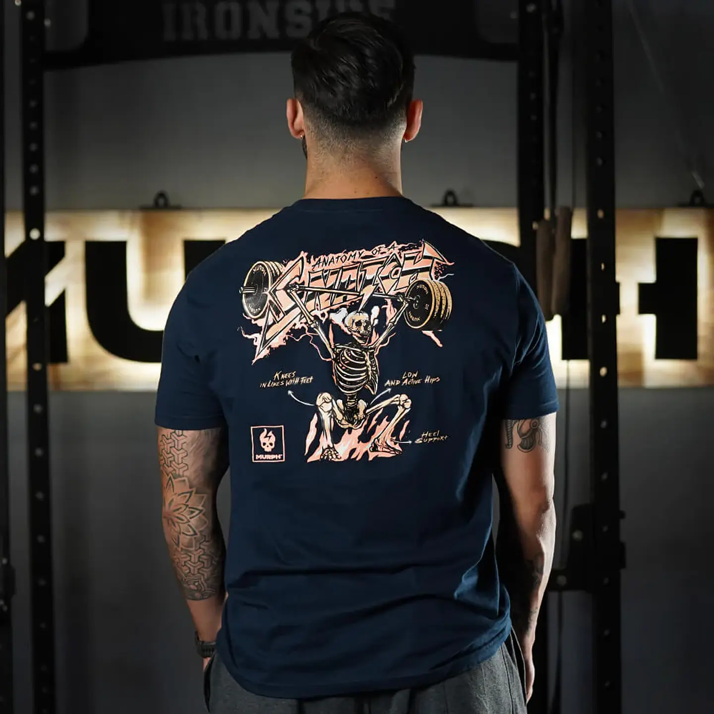 Remera Regular Fit Anatomy Of Snatch - Navy Blue 1