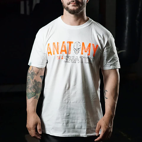 Remera Regular Fit Anatomy Of Snatch - Blanco