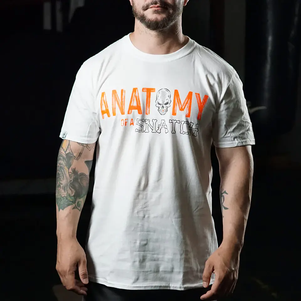 Remera Regular Fit Anatomy Of Snatch - Blanco 1