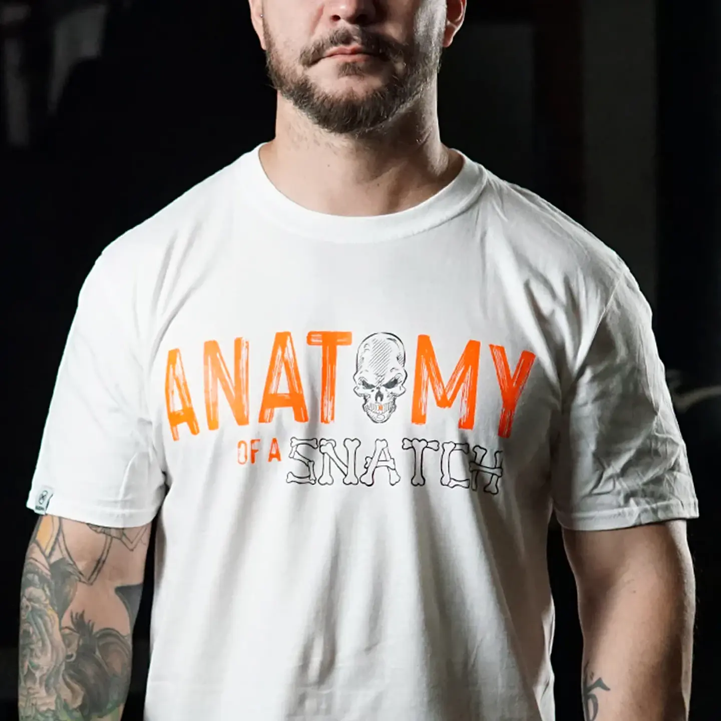 Remera Regular Fit Anatomy Of Snatch - Blanco 3