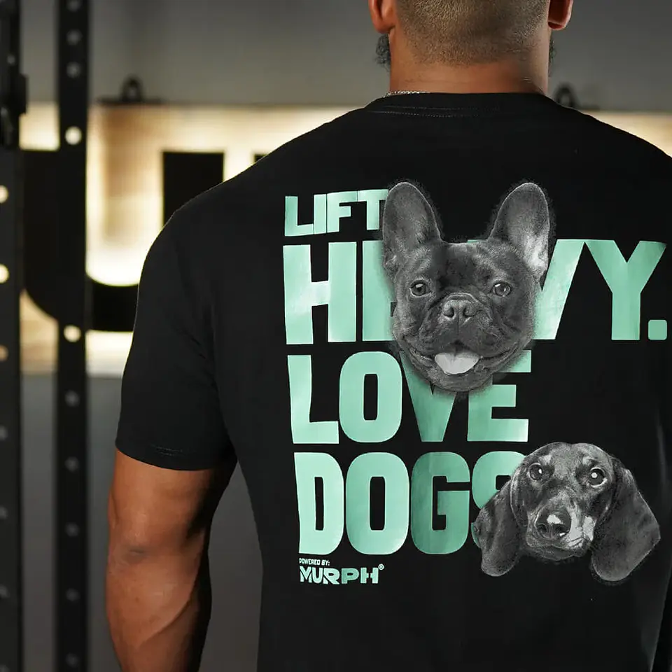 Remera Regular Fit Lift and Dogs - Negro 3