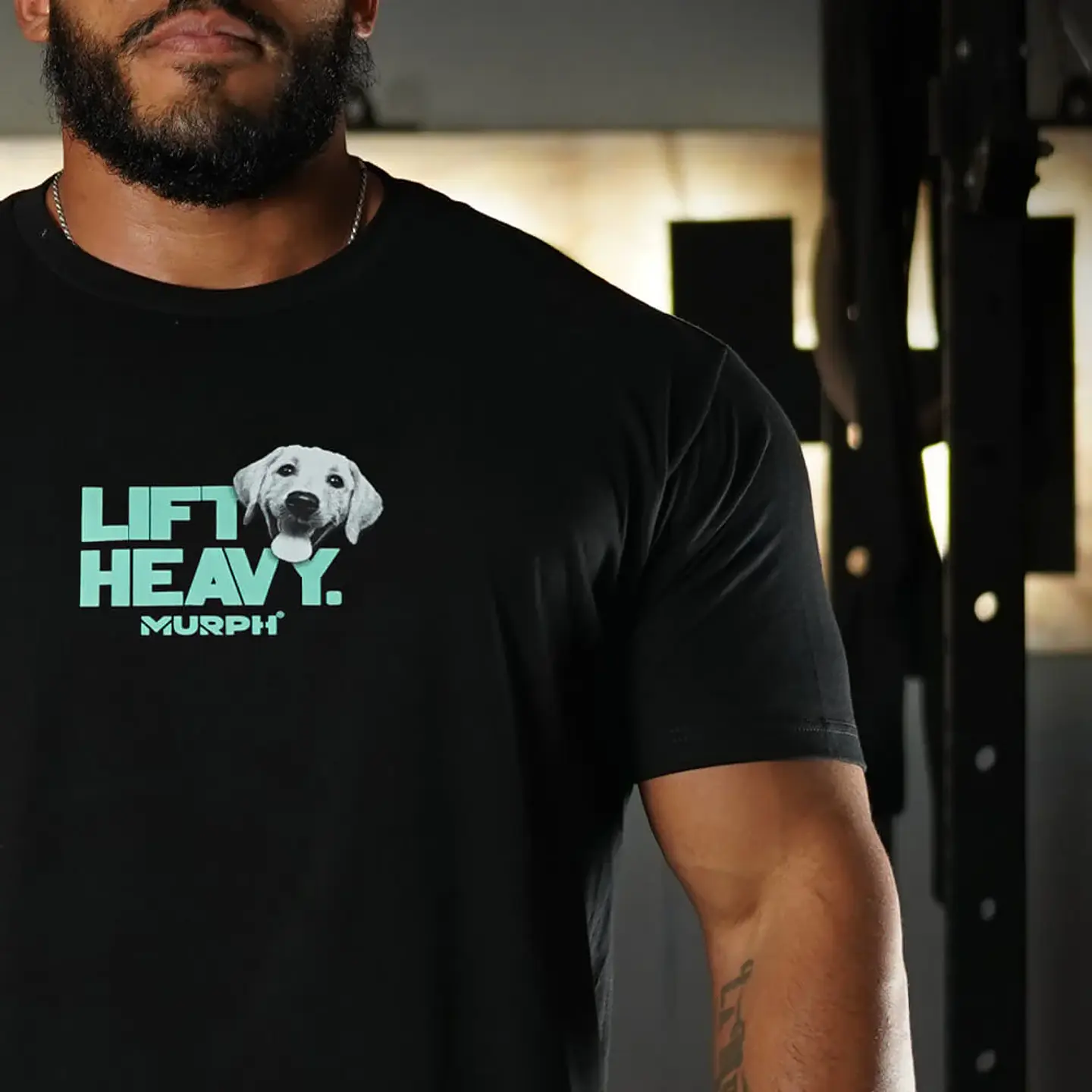 Remera Regular Fit Lift and Dogs - Negro 4