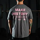 Remera Regular Fit Make History - Gris Charcoal - Miniatura 1