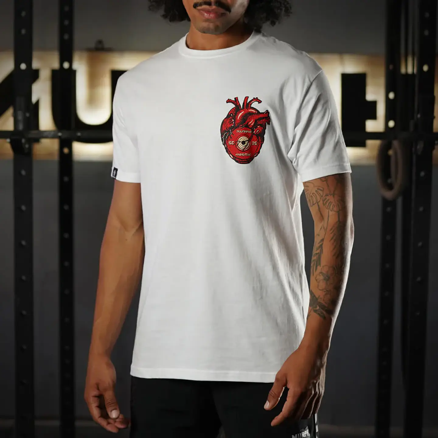 Remera Regular Fit Passion & Blood - Blanco 2