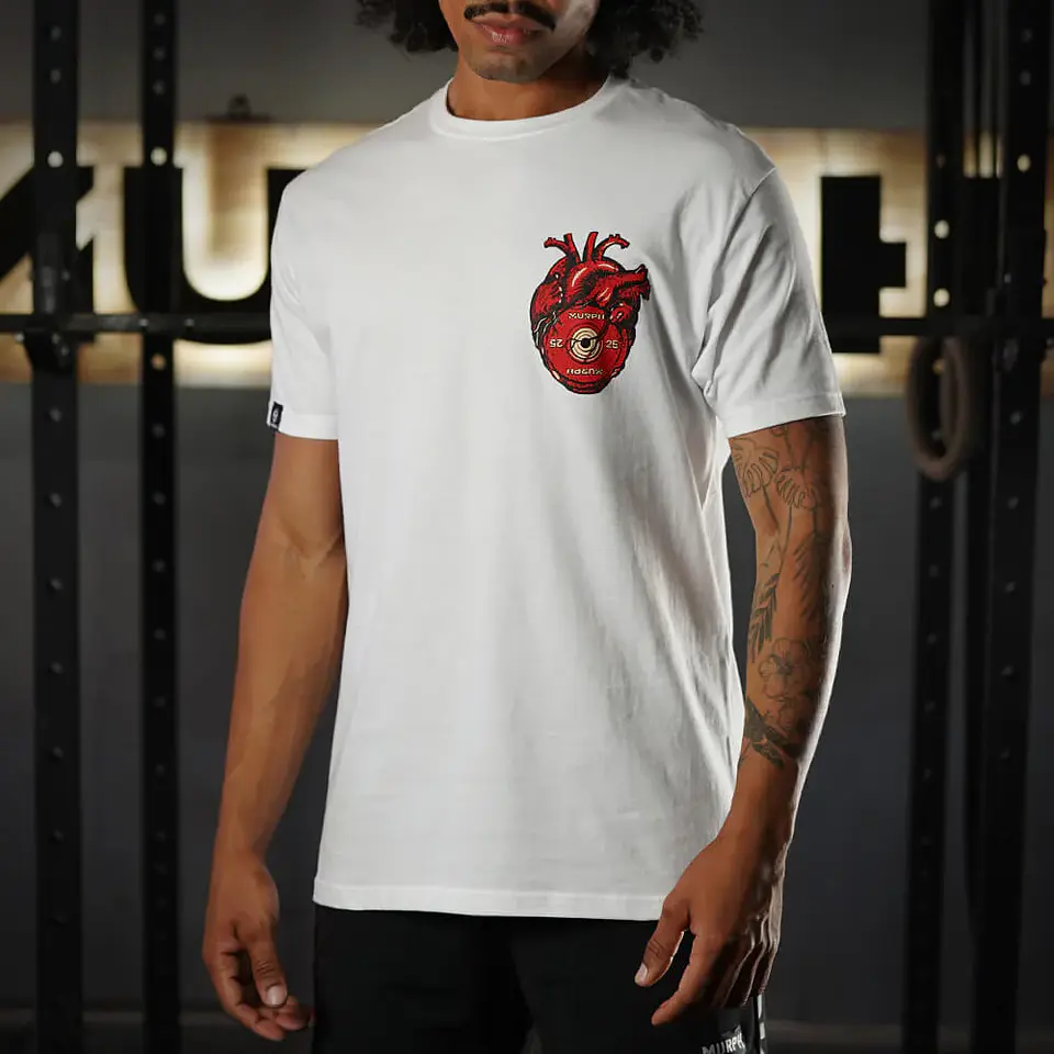 Remera Regular Fit Passion & Blood - Blanco 2