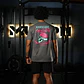 Remera Regular Fit Hardcore Mentality - Gris Charcoal - Miniatura 5