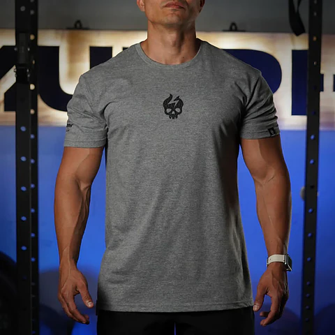 Remera Regular Fit Lifting Dept - Heather Gray