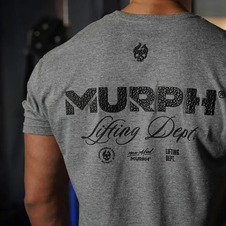 Remera Regular Fit Lifting Dept - Heather Gray 5
