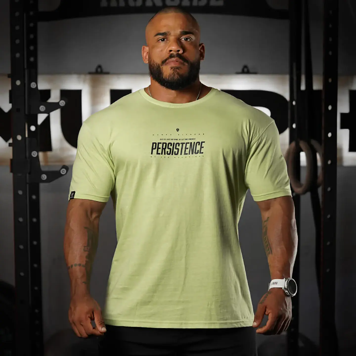 Remera Regular fit PERSISTENCE - Pistacho 2