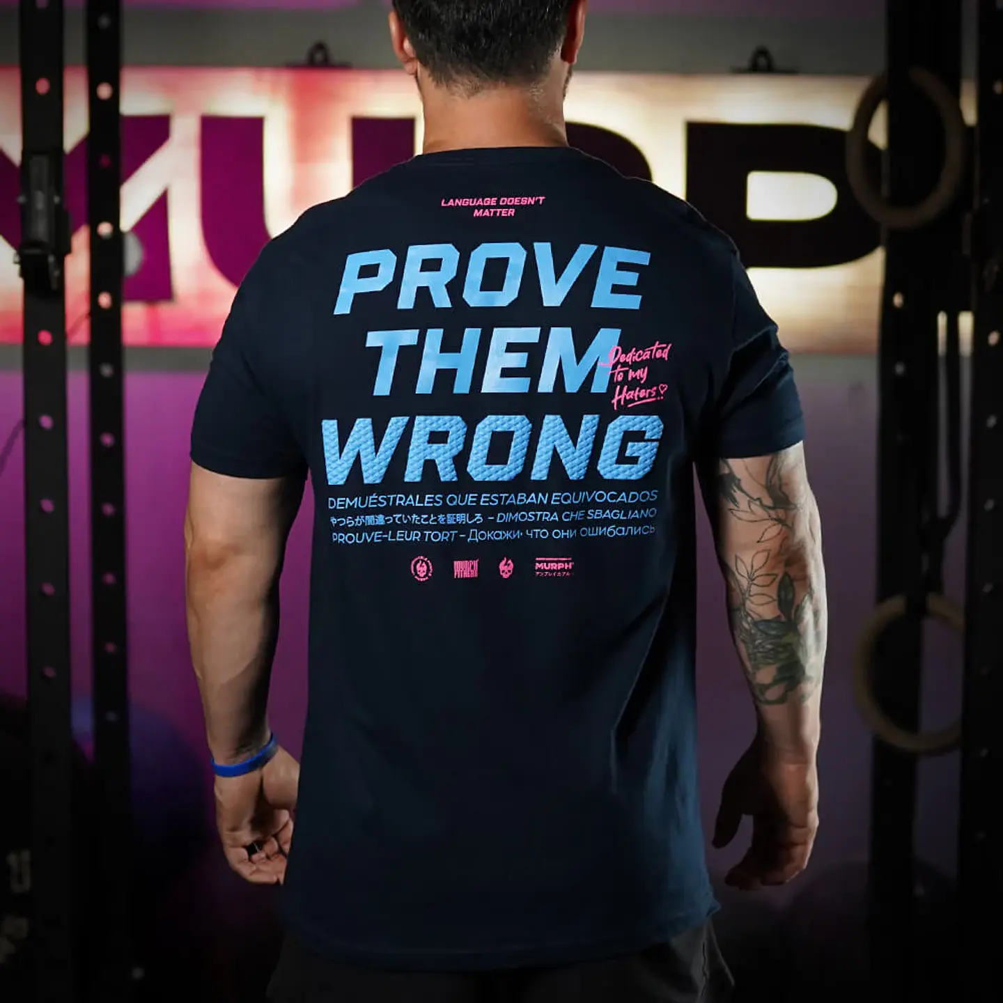 Remera Regular fit PROVE THEM WRONG - Navy Blue 1