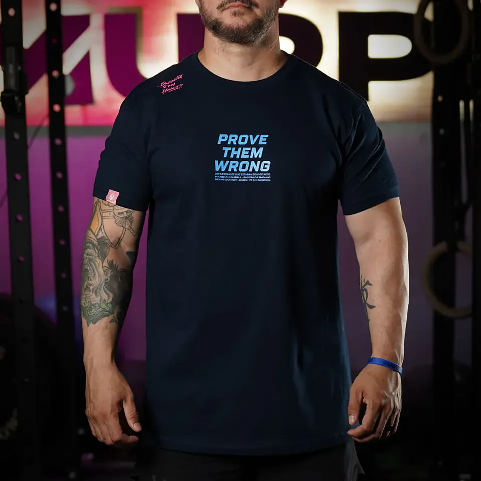 Remera Regular fit PROVE THEM WRONG - Navy Blue 2