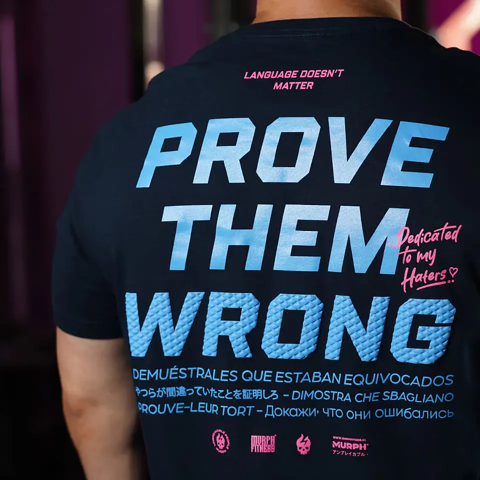 Remera Regular fit PROVE THEM WRONG - Navy Blue 3