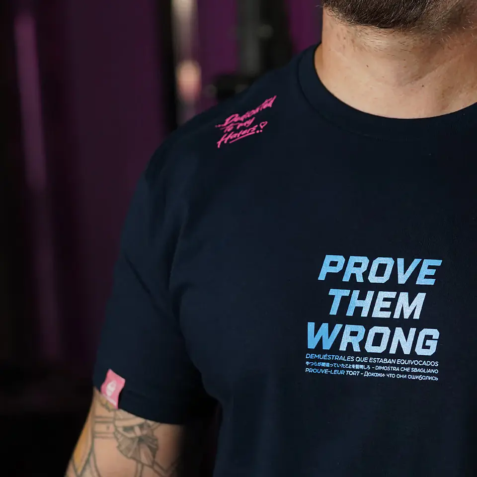 Remera Regular fit PROVE THEM WRONG - Navy Blue 4