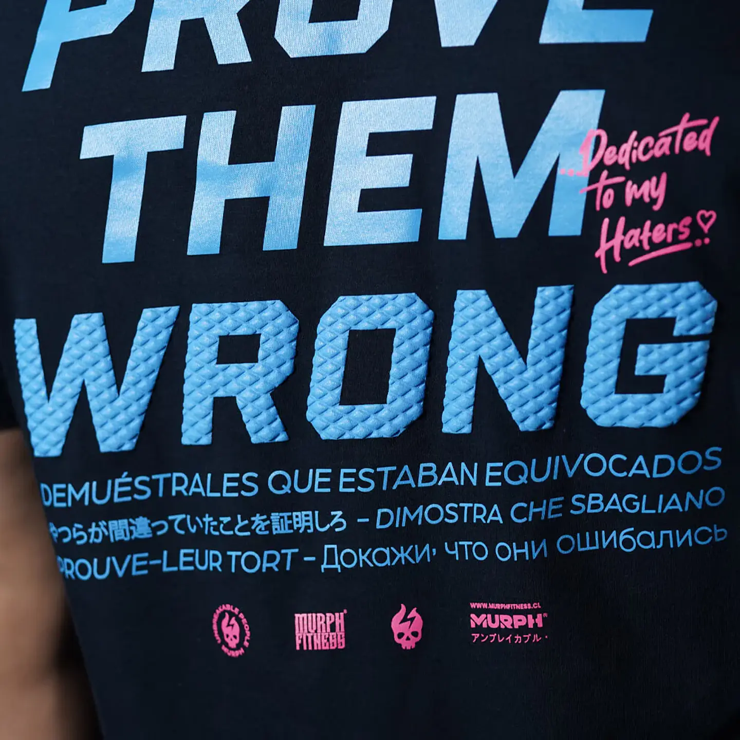 Remera Regular fit PROVE THEM WRONG - Navy Blue 6