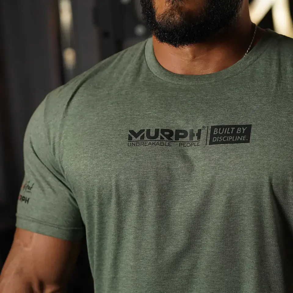 Remera Regular Fit Built By Discipline - Tactical Heather 4