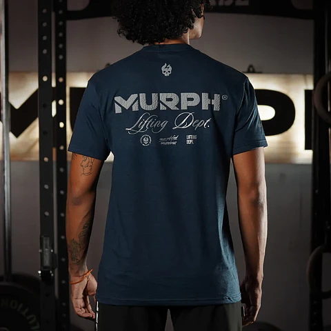 Remera Regular Fit Lifting Dept - Heather Navy