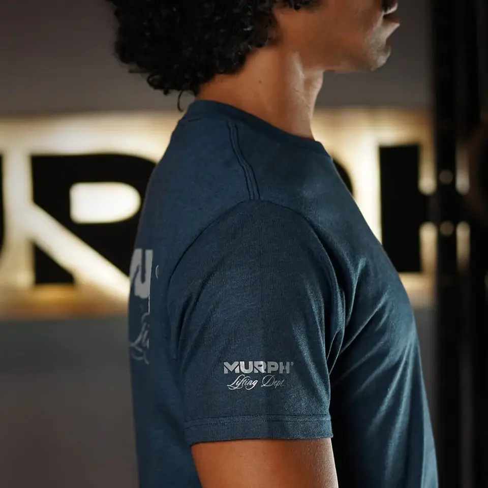 Remera Regular Fit Lifting Dept - Heather Navy 5