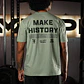 Remera Regular Fit Make History - Mossy Gray - Miniatura 1