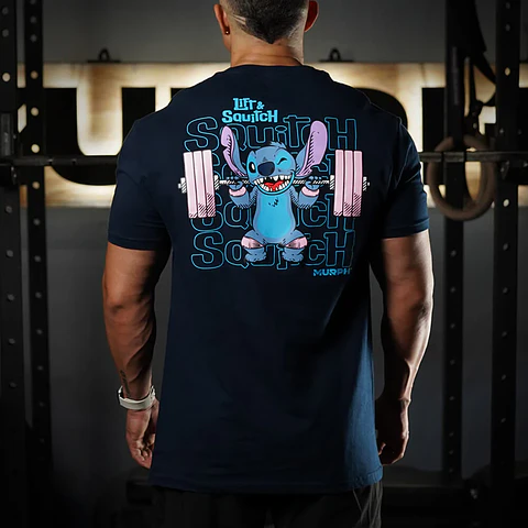 Remera Regular fit Lift & Squitch - Navy Blue