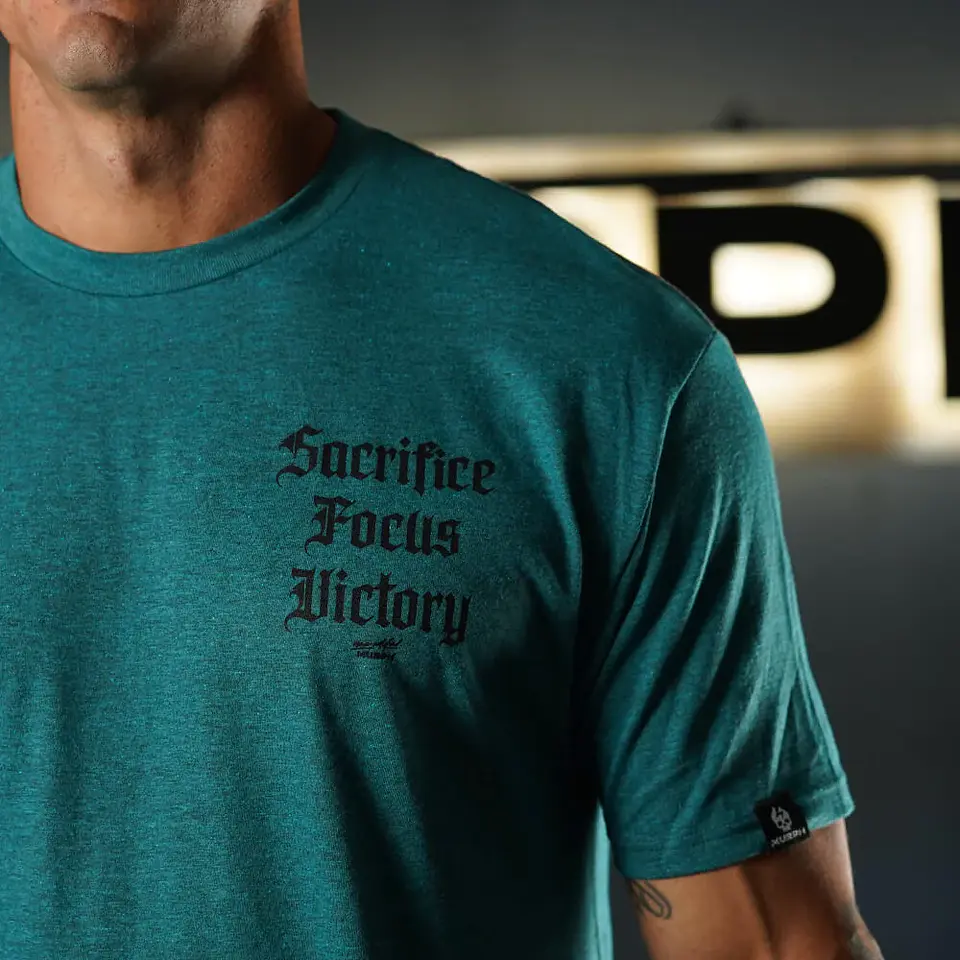 Remera Regular Fit SFV - Heather Turquoise 5