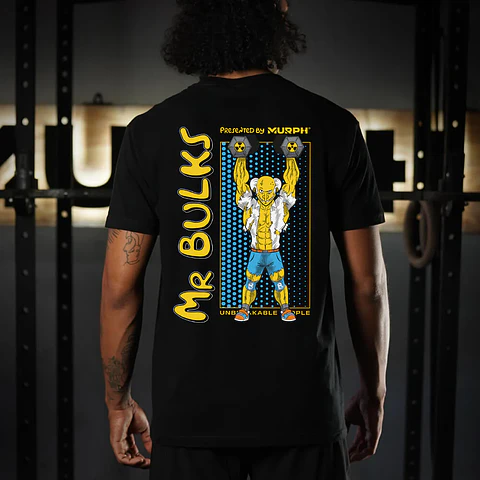 Remera Regular fit Mr. Bulks - Negro
