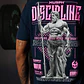 Remera Regular Fit Stoic Discipline - Navy Blue - Miniatura 3