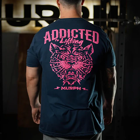 Remera Regular Fit Addicted - Heather Navy